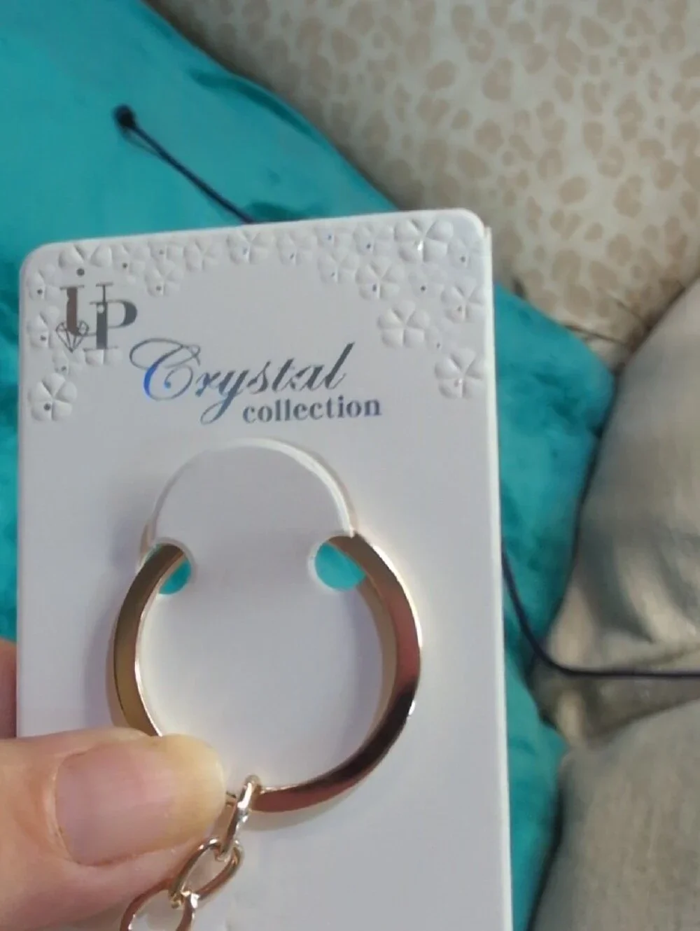 Gold Crystal Butterfly  Keychain - Picture 2 of 2